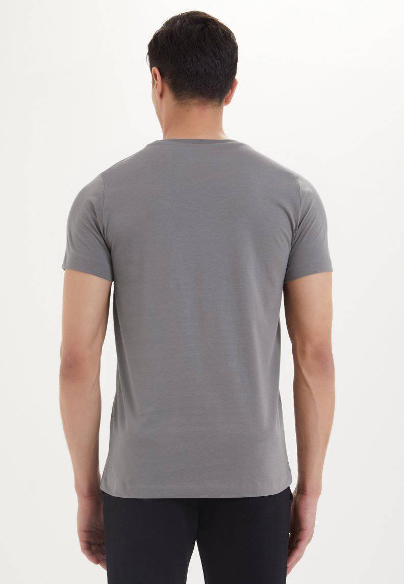 ESSENTIALS O-NECK T-SHIRT in Charcoal Grey - T-Shirt - Westmark London EU(TR) Store Organik Pamuklu Sürdürülebilir Moda