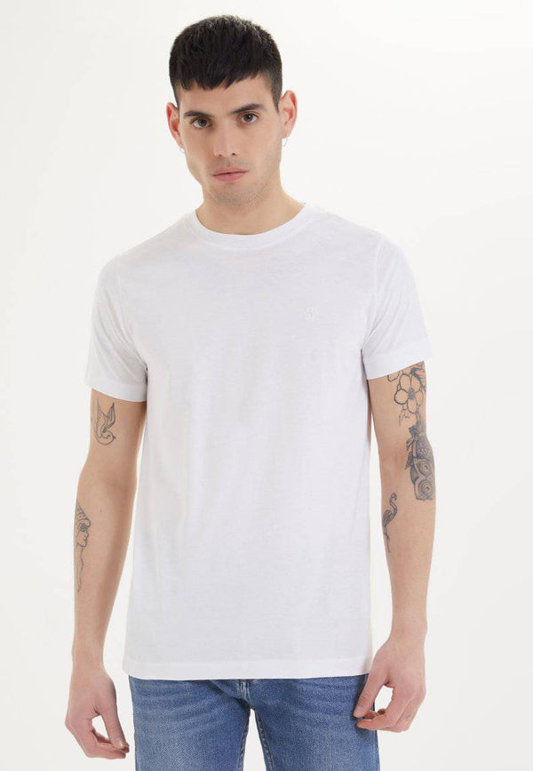 ESSENTIALS O-NECK T-SHIRT in White - T-Shirt - Westmark London EU(TR) Store Organik Pamuklu Sürdürülebilir Moda