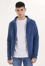 ESSENTIALS ZIP HOODIE in Dark Denim - Sweatshirt - Westmark London EU(TR) Store Organik Pamuklu Sürdürülebilir Moda