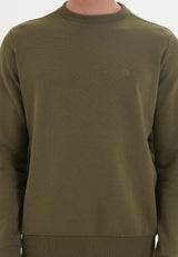 ESSENTIALS SWEAT in Dark Olive - Sweatshirt - Westmark London EU(TR) Store Organik Pamuklu Sürdürülebilir Moda