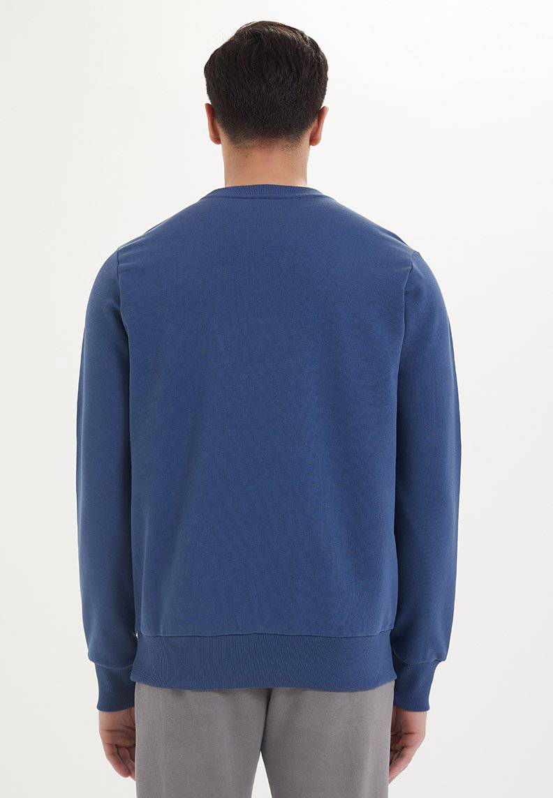 ESSENTIALS SWEAT in Dark Denim - Sweatshirt - Westmark London EU(TR) Store Organik Pamuklu Sürdürülebilir Moda