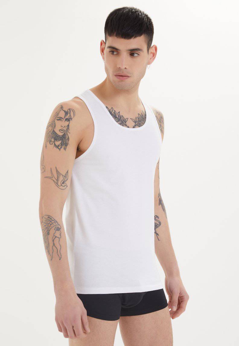 TANK TOP in White - Underwear - Westmark London EU(TR) Store Organik Pamuklu Sürdürülebilir Moda