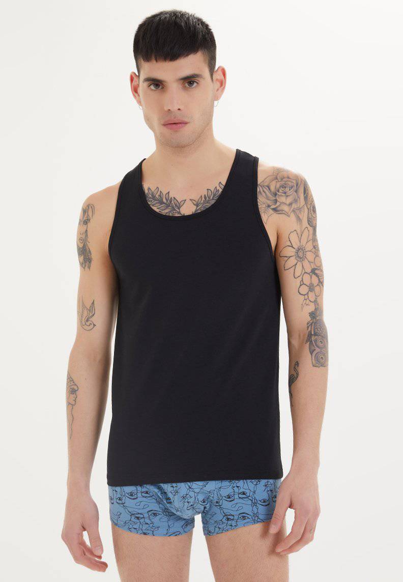 TANK TOP in Black - Underwear - Westmark London EU(TR) Store Organik Pamuklu Sürdürülebilir Moda