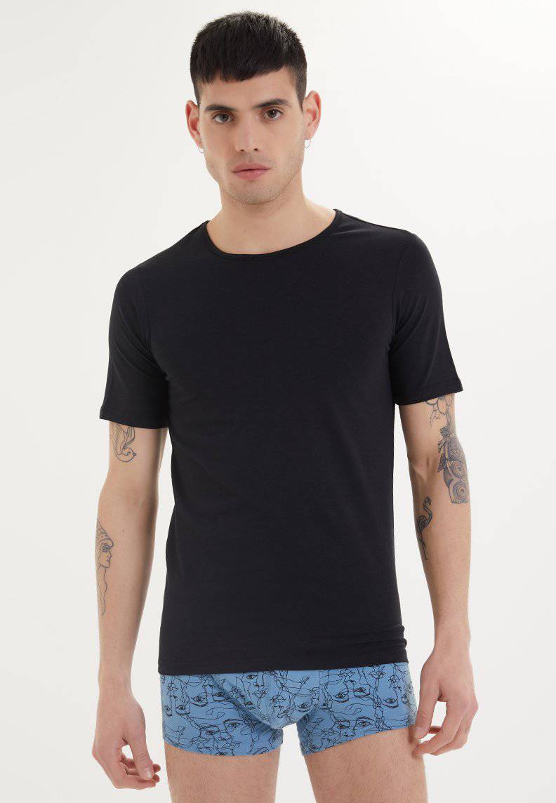 SHIRTS O-NECK in  Black - Underwear - Westmark London EU(TR) Store Organik Pamuklu Sürdürülebilir Moda