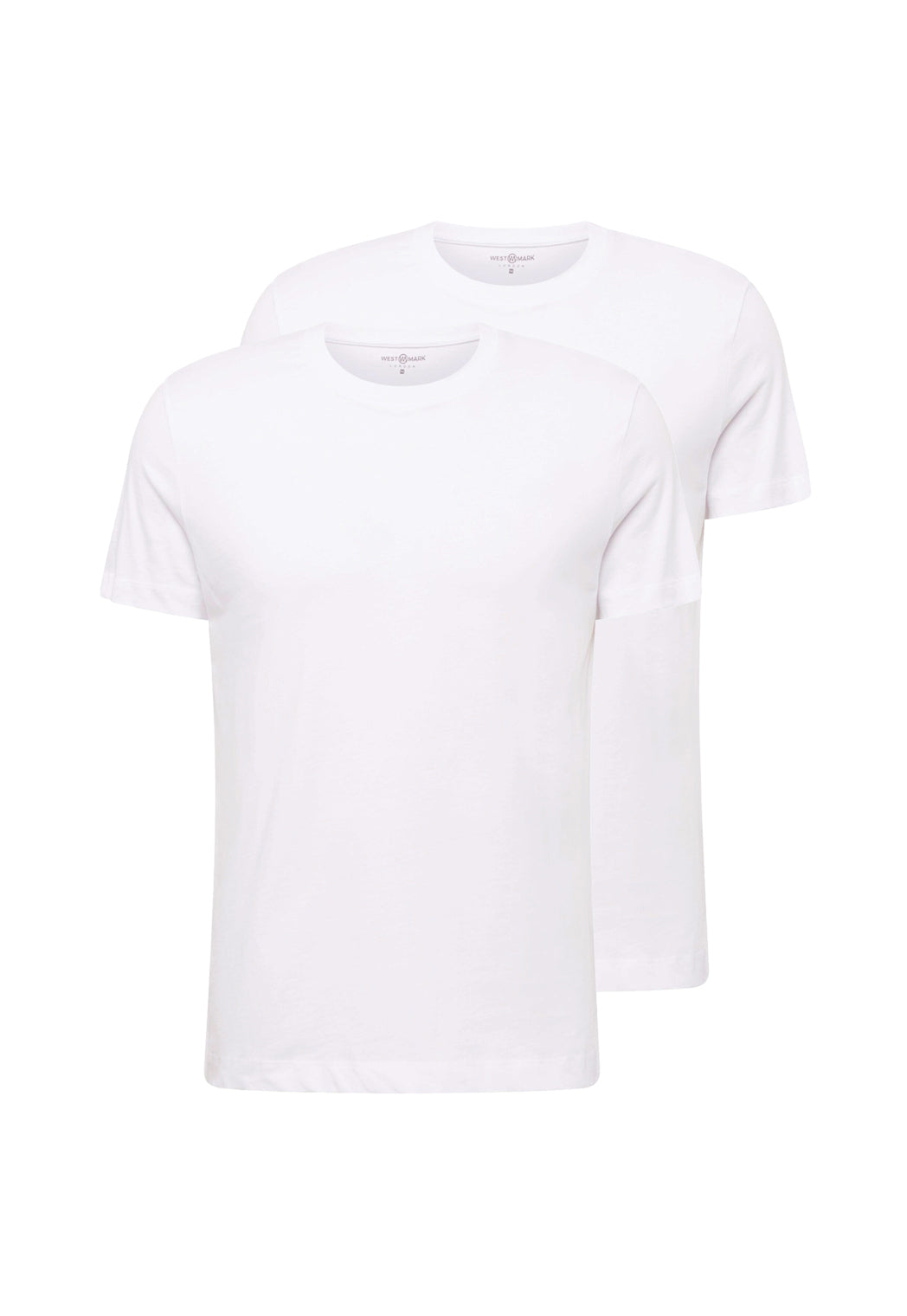 Beyaz 2li Bisiklet Yaka Regular Fit Pamuklu Erkek T-Shirt DANIEL - T-Shirt - Westmark London EU(TR) Store Organik Pamuklu Sürdürülebilir Moda
