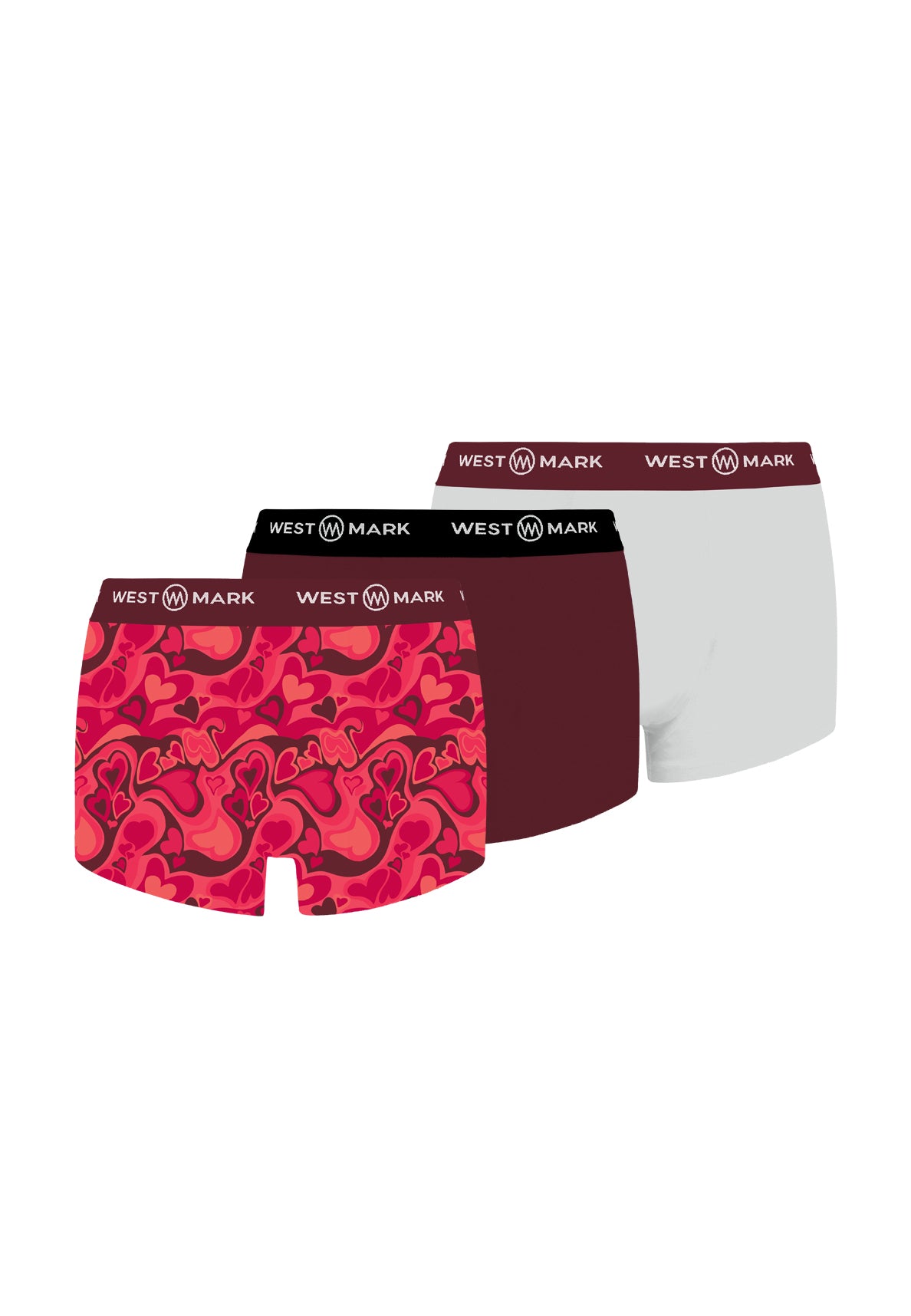 OSCAR TRUNK VALENTINE’S 3-PACK - Underwear - Westmark London EU(TR) Store Organik Pamuklu Sürdürülebilir Moda